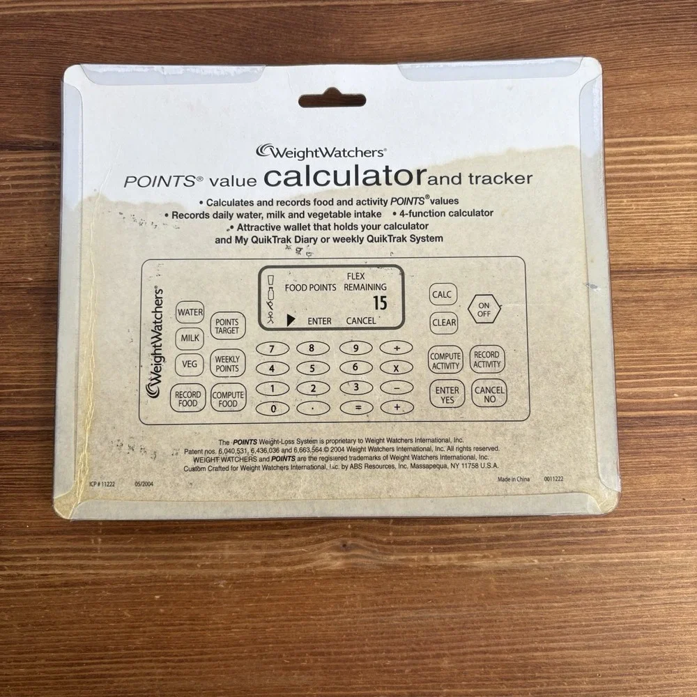 Weight Watchers Points Value Calculator & Tracker NEW Sealed Calculator